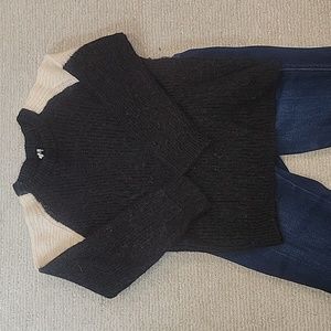 IRO Alpaca Crew Neck Cropped Sweater